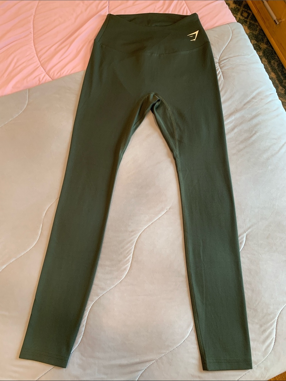 Gymshark Olive Green High-Waist Leggings
